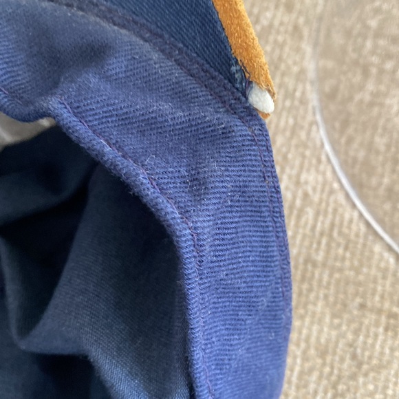 ACADIA UNIVERSITY vintage ball cap hat varsity suede brim - Picture 4 of 5